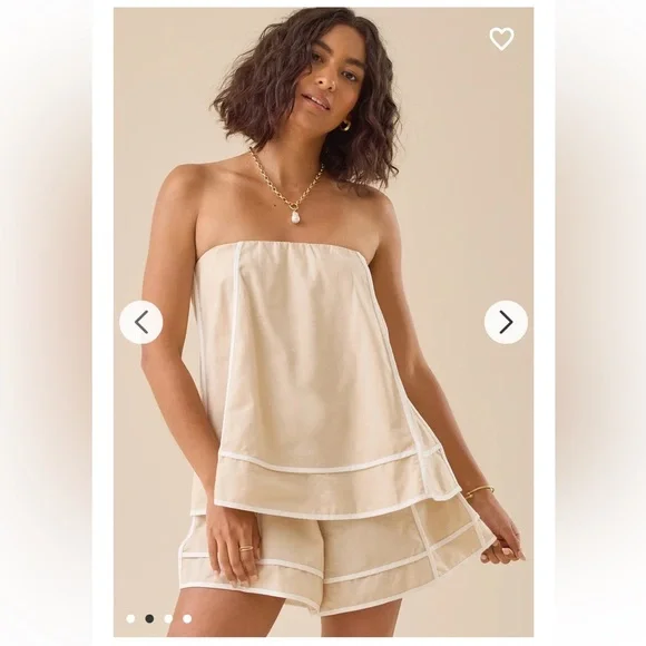 New with tags Altar’d State Adelaide Linen Romper - Picture 1 of 4